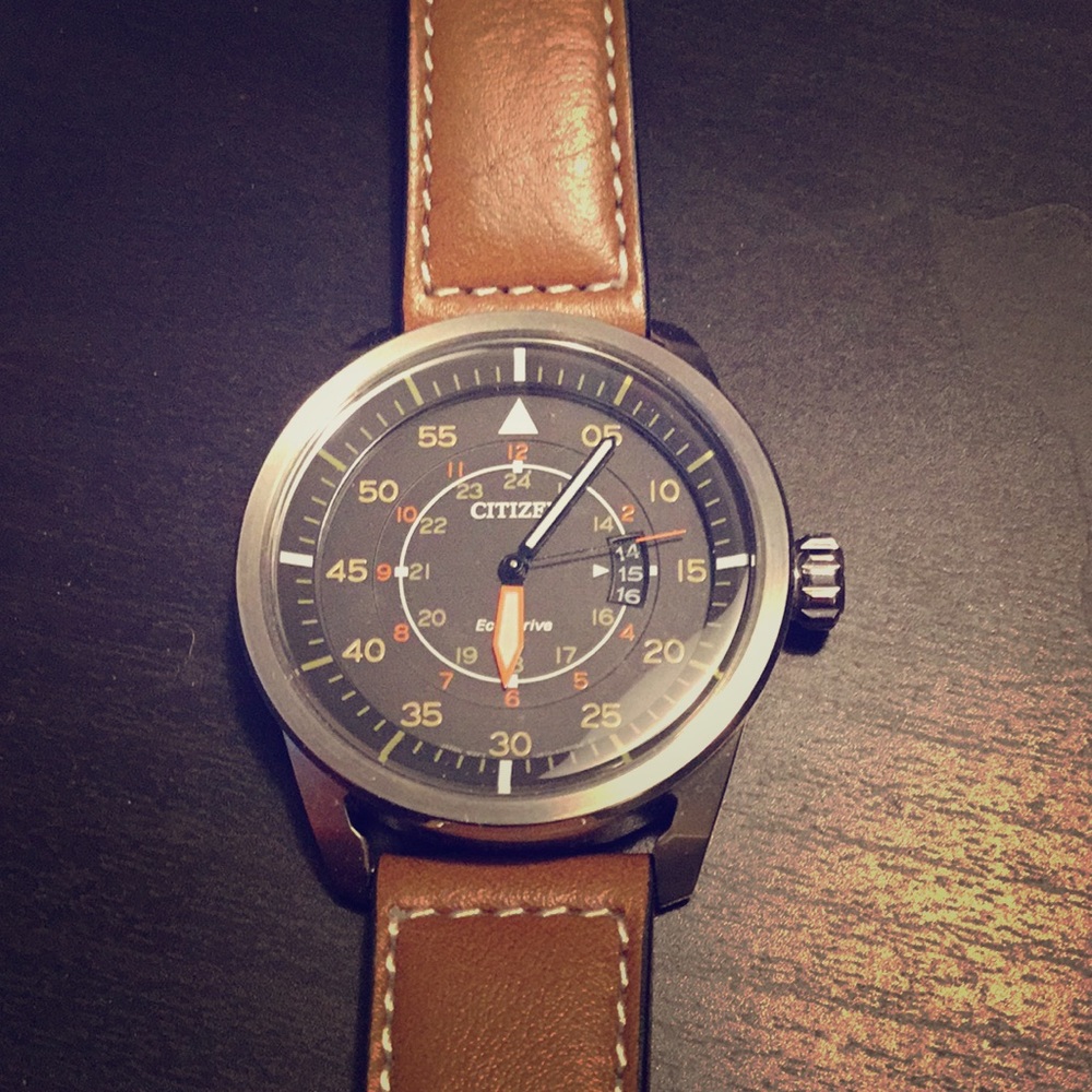 Citizen Eco Drive Leather Watch